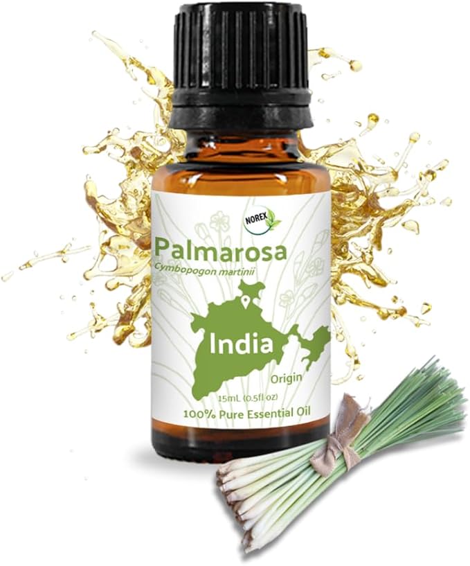 Palmarosa Essential Oil Direct from Norex Flavours India by NaturePackaged