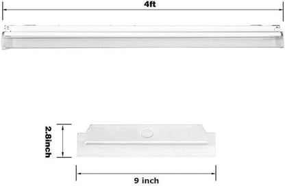 FAITHSAIL 4FT LED Wraparound Light 60W LED Office Lights, 4000K Neutral White - Image 5