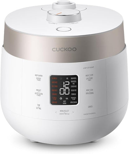 CUCKOO Twin Pressure Rice Cooker 10-Cup Uncooked / 20-Cup Cooked by CUCKOOElectronicsAmerica