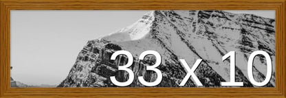 Frame It Easy 33 x 10 Hazel Wood Frame by FrameItEasy