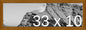 Frame It Easy 33 x 10 Hazel Wood Frame by FrameItEasy