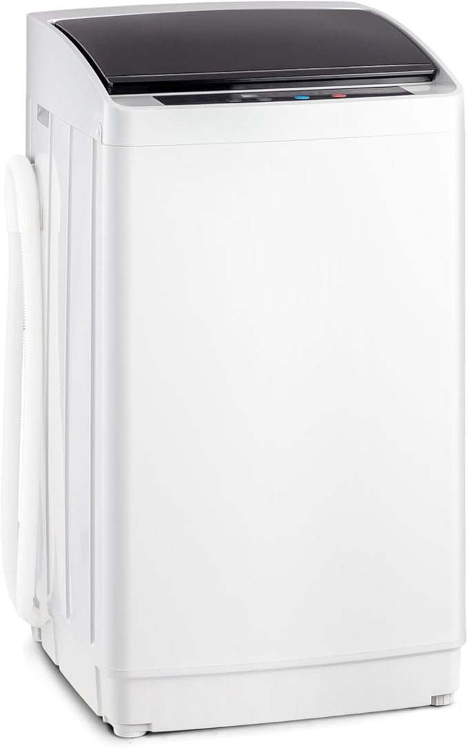 ROVSUN 17.8LBS Portable Washing Machine, Full-Automatic Electric Laundry Machine by ROVSUN