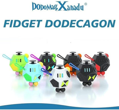 Fidget Dodecagon –12-Side Fidget Toys Cube Relieves Stress and Anxiety Anti - Image 7