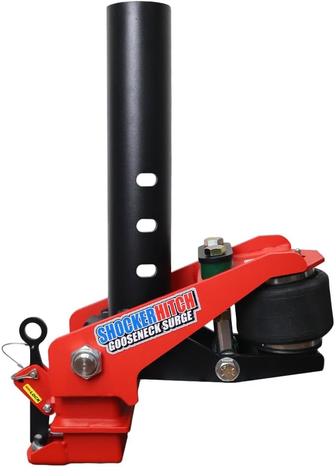 Shocker 30K Gooseneck Surge Air Hitch & Shift Lock Coupler by ShockerHitch