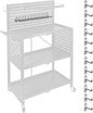 lumizone Tool Cart Hook Set A 3-Tier Foldable Tool cart on wheels DIY Use Tool by Lumizone