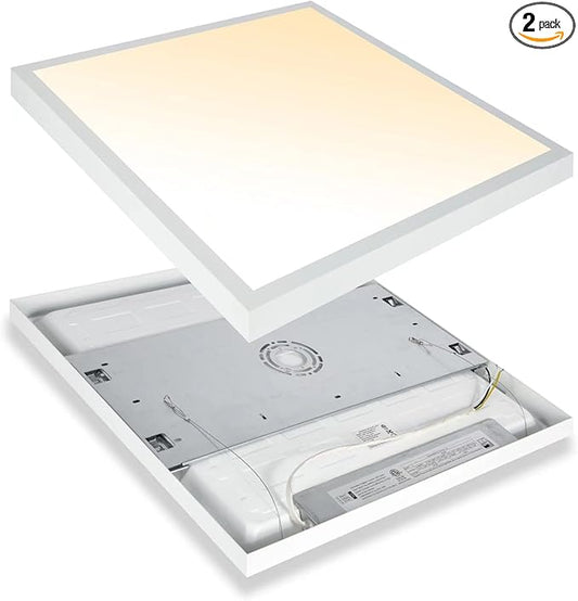 Mcacggo 2x2 FT Surface Mount LED Panel Light Dimmable & 3 Color Selectable by Mcacggo