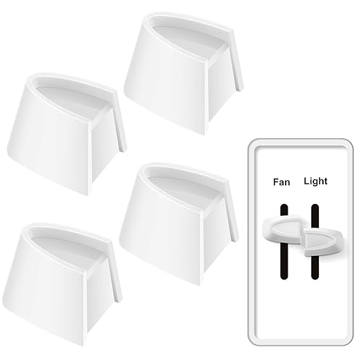 Hoolerry 4 Pcs Dimmer Switch Knob Dimmer Replacement Knob Compatible by Hoolerry