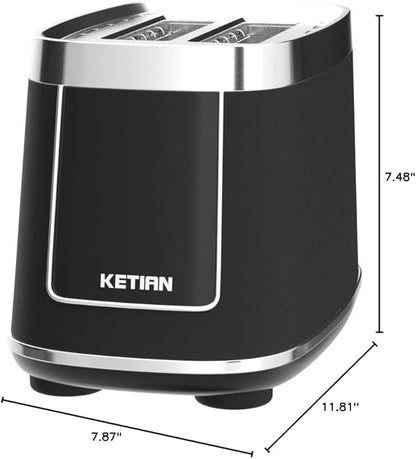 Smart Toaster Touchscreen, KETIAN Automatic Electric Digital Toaster 2 Slice - Image 7