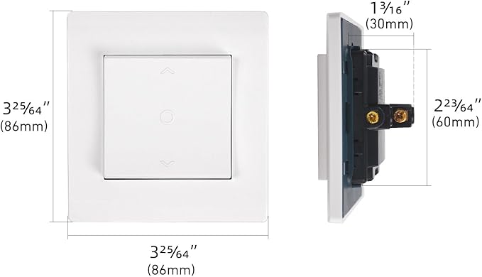 Motorized Shade Wall Switch for 4-Wire AC Tubular Motor - Image 2