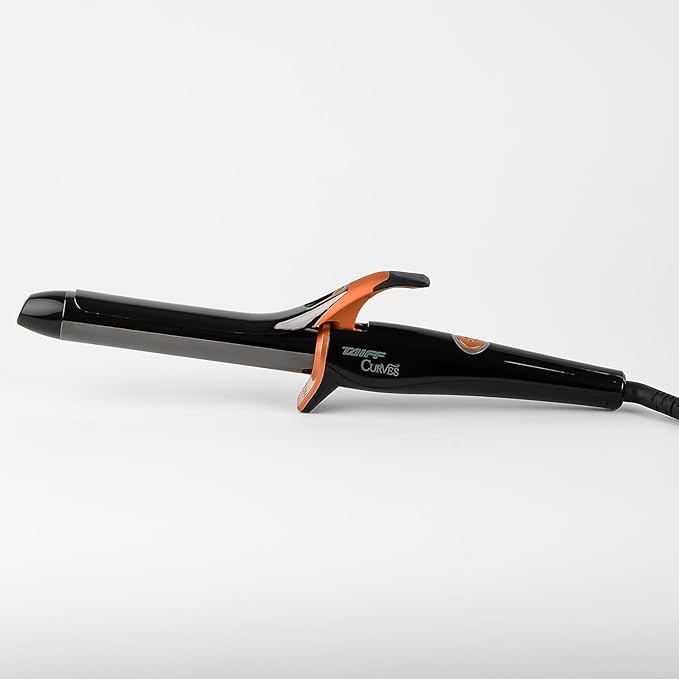 TAIFF Curves Professional Black Titanium Curling Iron – High-Performance Hair by TaiffProfessionalHairTools