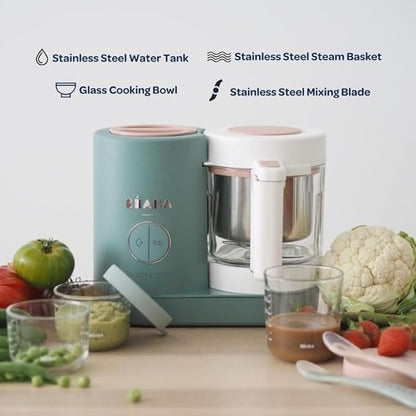 BEABA Babycook Neo Baby Food Maker | Non-Toxic Glass & Stainless Steel | - Image 5