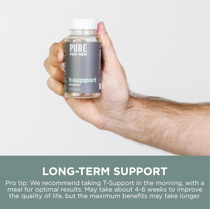 Pure for Men T-Support Supplement | Vegetarian Total Support for Men - Image 9