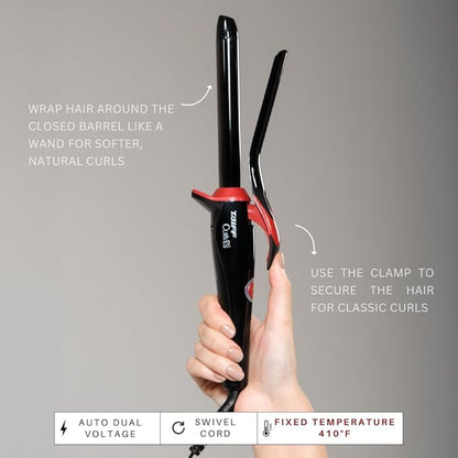 TAIFF Curves Professional Black Titanium Curling Iron – High-Performance Hair - Image 5