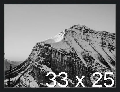 Frame It Easy 33 x 25 Black Wood Frame by FrameItEasy