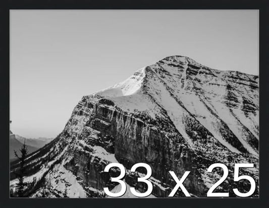 Frame It Easy 33 x 25 Black Wood Frame by FrameItEasy