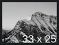 Frame It Easy 33 x 25 Black Wood Frame by FrameItEasy