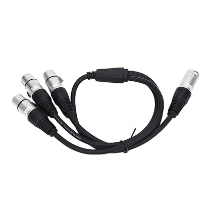 Estink XLR Splitter Cable 3 Pin Male to 3 Female Y Splitter - Image 2