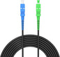 Jeirdus 40M SC/PC to SC/APC Outdoor Armored Simplex 9/125 SM Fiber Optic Cable by Jeirdus