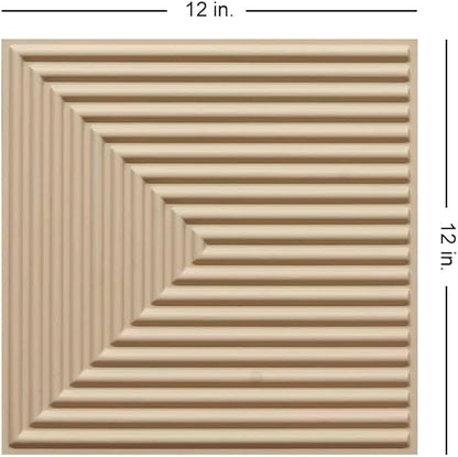 From Plain To Beautiful In Hours 9004 Depth Tier PVC 12 in x 12 in Peel and - Image 2