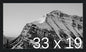 Frame It Easy 33 x 19 Black Wood Frame by FrameItEasy