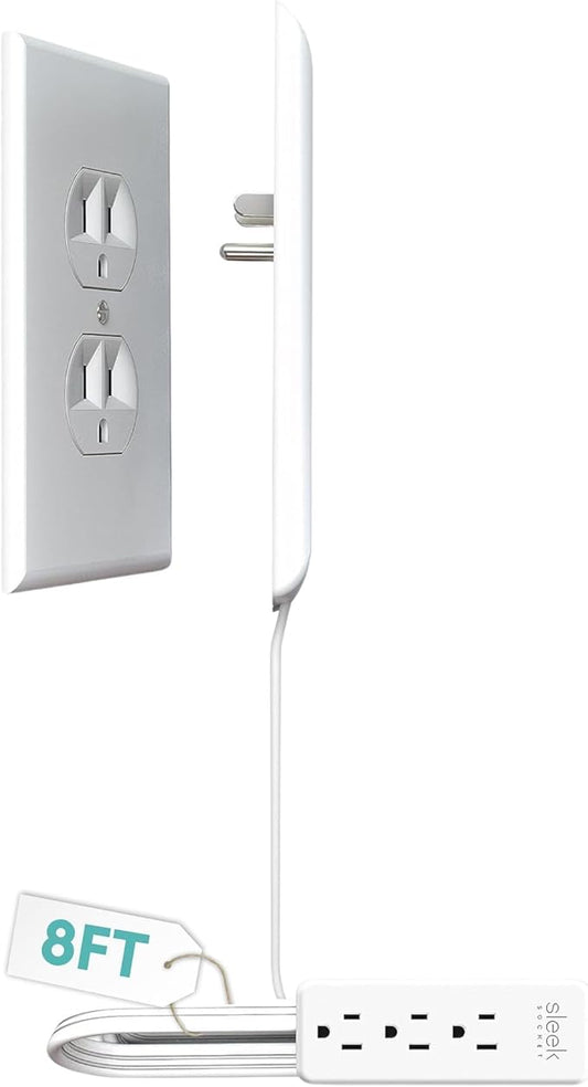 Sleek Socket Original & Patented Ultra-Thin Outlet Concealer by sleeksocket