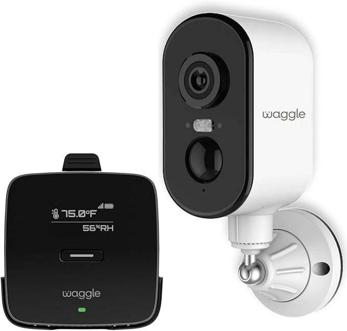 Waggle RV/Pet Temperature Monitor Lite + 4G Mini Camera Bundle by Waggle