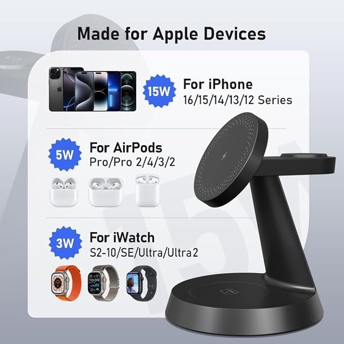 3 in 1 Wireless Charging Station - Image 4