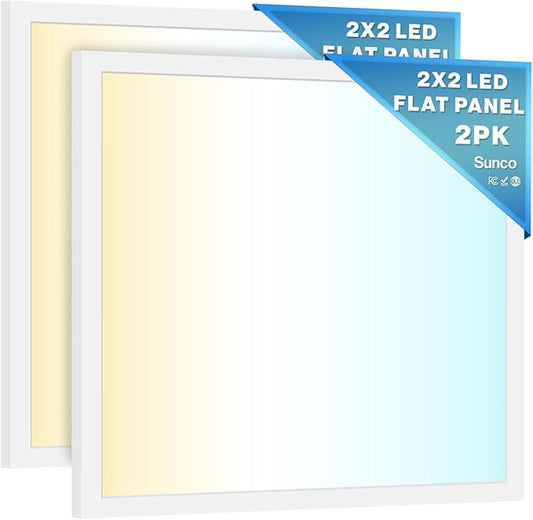 Sunco 2x2 LED Flat Panel Lights by SuncoLighting
