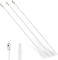 JUYO VONSAN 3Pcs 12 Inches Blinds Wand Replacement With Hook, Extension and Pull Fiberglass Wand (3, 12 Inch)
