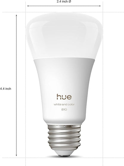Philips Hue Smart LED A19 Bulb, E26 Base, Full Spectrum Light 1000K-20000K - Image 10