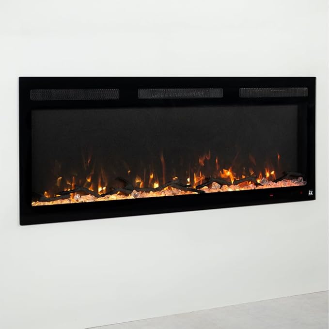 Touchstone Smart Electric Fireplace-The Fury 50" Wide- 4.5" Thin in Wall - Image 11