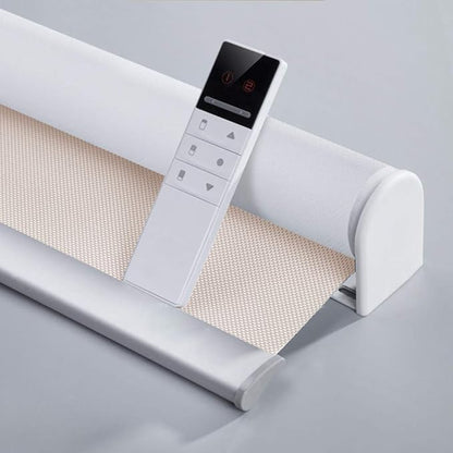 Motorized Blinds with Remote Window Roller Shade Wireless Rechargeable Motor by Tipiace