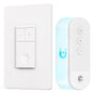 TREATLIFE Dimmer Switch with Magnetic Remote, Wireless Light Switch, Single by TREATLIFE