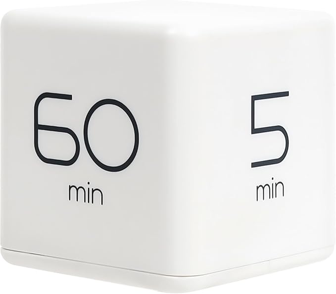 mooas Cube Timer, Timers Cube Flip Block Timers Productivity Gravity Sensor by mooas