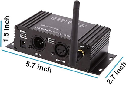 CaalLogt DMX512 Controller 2.4G Wireless Controller Transmitter Receiver LCD - Image 6