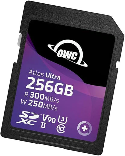 OWC Atlas Ultra 256GB SDXC UHS-II V90 Media Card - Image 2