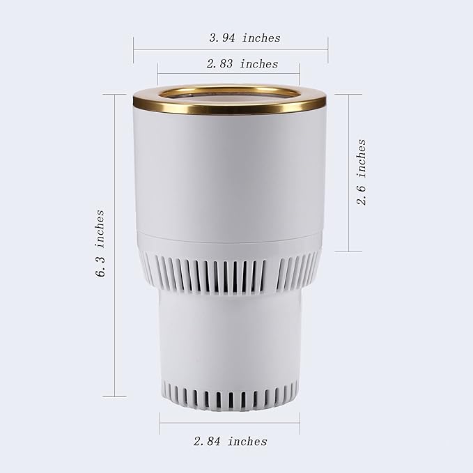 Car Cup Holder with Drink Cooler Smart Mug Warmer 2-in-1 Car Tumbler Holder - Image 7