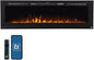 Touchstone Smart Electric Fireplace-The Sideline 72" Wide-in Wall Recessed by TouchstoneHomeProducts
