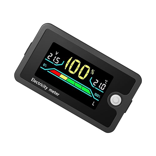 Elnwnnkc Voltmeter, 8-100V Electricity Monitors Digital Voltage Testers - Image 7