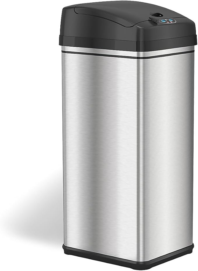 iTouchless 13 Gallon Kitchen Trash Can - Image 4