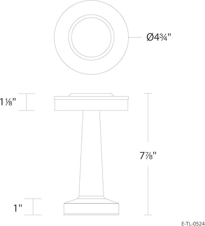 Radiance LED Cordless USB-C Re-Chargeable Desk Lamp, 5200mAh Battery Operated - Image 8
