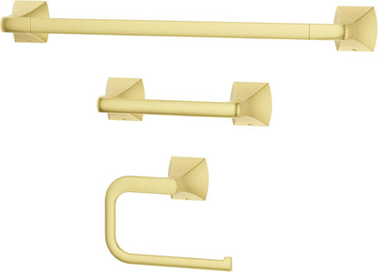 pfister bruxie 3-piece bathroom hardware set with towel, main product view