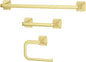 pfister bruxie 3-piece bathroom hardware set with towel, main product view
