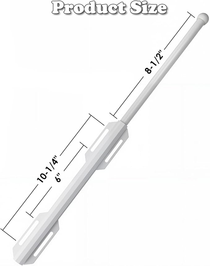 12" Valet Rod for Closet Pull Out, Adjustable extending closet rod, Standard - Image 3