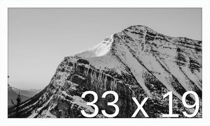 Frame It Easy 33 x 19 White Wood Frame by FrameItEasy