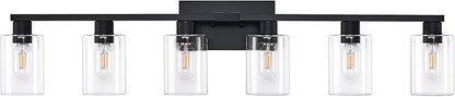SOPEAS 6-Light Bathroom Vanity Light Black Vanity Lights - Image 8