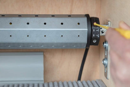 Schellenberg 20222 Maxi Action Motor up to 3 m² Easy Electric Operation, Mechanical End Position Adjustment, Suitable, Roller Shutter Drive, Steel Tube Shaft 60 mm
