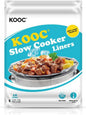 KOOC Slow Cooker Liners 10"x13" 10 count Small Size Disposable Pot Liners by KOOC