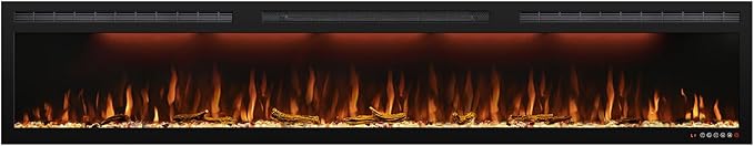 Electric Fireplace Recessed 88 inches, Insert and Wall Mounted Slim Fireplace - Image 3