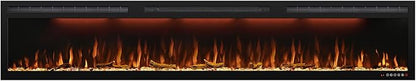Electric Fireplace Recessed 88 inches, Insert and Wall Mounted Slim Fireplace - Image 3